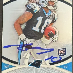 Armanti Edwards Signed 2010 Topps Finest Rookie Card BAS Beckett App State