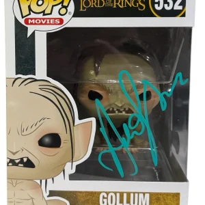 Andy Serkis The Lord of the Rings Signed Autograph Gollum Funko Pop Beckett COA
