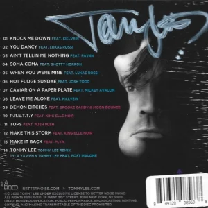 Tommy Lee of Motley Crue REAL hand SIGNED Andro CD #1 COA Autographed