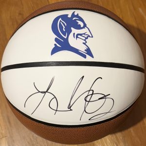 Lindsey Harding Signed Autographed Duke Blue Devils Logo Basketball JSA COA