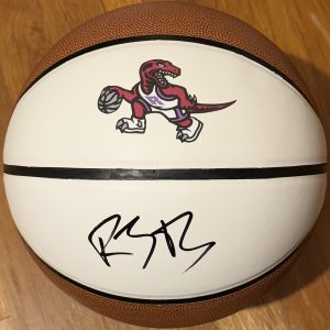RJ Barrett Signed Autographed Toronto Raptors Logo Basketball JSA COA