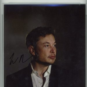 Elon Musk Autographed SpaceX Doge Tesla Twitter 8x10 Photo Auto PSA Gem Mt 10