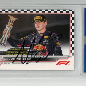 Max Verstappen Autographed Signed 2022 Topps Formula Driver Of The Day #192