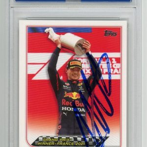 Max Verstappen Autographed Signed 2022 Topps Formula 1 Grand Prix Winners #157