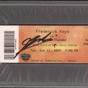 Rintaro Sasaki Signed First Game In USA Debut Home Run Ticket 6/11/24 PSA JAPAN