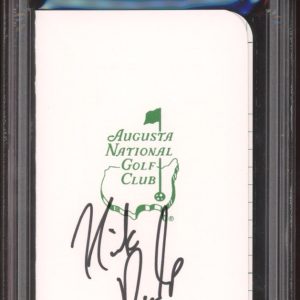 Nick Dunlap Signed Augusta Masters Golf Scorecard PSA/DNA GEM MINT 10 AUTO PGA