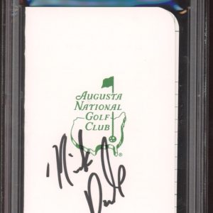 Nick Dunlap Signed Augusta Masters Golf Scorecard PSA/DNA MINT 9 AUTO PGA