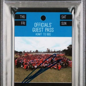 Charles Leclerc Signed 2018 Australian GP F1 DEBUT Ticket Stub PSA GEM 10 AUTO