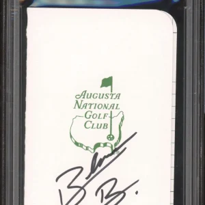 Blades Brown Signed Augusta Masters Golf Scorecard PSA/DNA GEM MINT 10 AUTO PGA