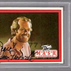 MIKE FARRELL HAND SIGNED 1982 DONRUSS TRADING CARD BJ FROM MASH PSA SLABBED