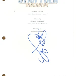 Wilson Cruz “Star Trek Discovery” Signed Autograph Script TV Screenplay ACOA COA