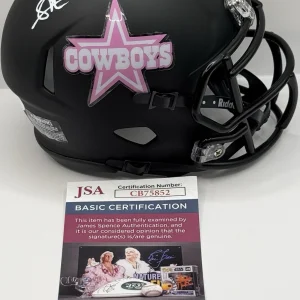 Shavon Revel Jr Signed Autographed Dallas Cowboys Mini Helmet JSA COA