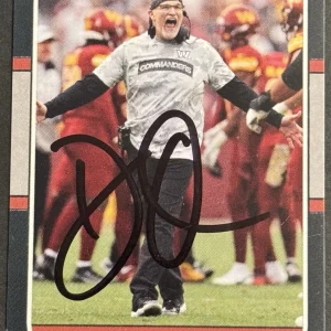 Dan Quinn Signed Autographed Custom Washington Commanders Card BAS Beckett