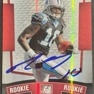 Armanti Edwards Signed 2010 Donruss Elite Rookie Card BAS Beckett App State