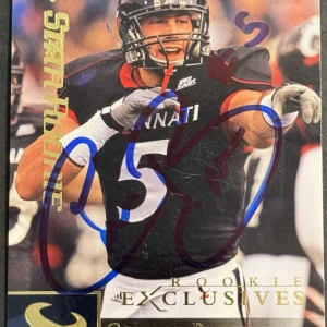 Connor Barwin Signed 2009 Upper Deck Rookie Card BAS Beckett COA Texans