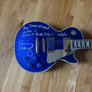 Tommy Thayer Stage Used Epiphone Elec Blue Guitar 10/15/21 End of Road Tour KISS
