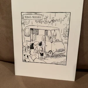 AWESOME SPEED BUMP ORIGINAL DAILY COMIC STRIP ART DAVE COVERLY 5/7/99