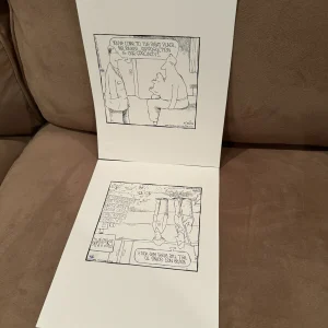 AWESOME SPEED BUMP ORIGINAL SUNDAY 2 Panel COMIC STRIP ART DAVE COVERLY 11/2/97