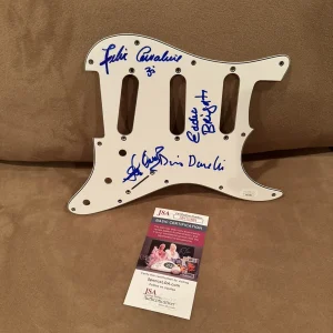 Young Rascals Signed Strat Pick Guard Gene Cornish Felix Dino + Brigati JSA