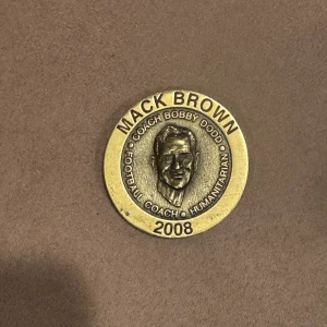 PERSONALLY OWNED Mack Brown Bobby Dodd Coach of Year Award Texas Football