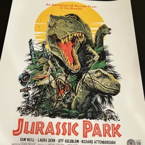 STEVEN SPIELBERG SIGNED AUTOGRAPH 11x14 PHOTO JURASSIC PARK BECKETT BAS D