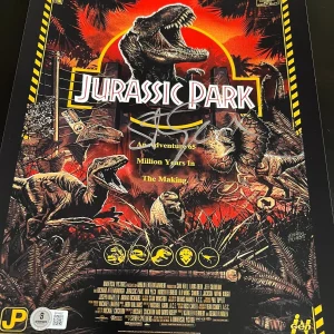 STEVEN SPIELBERG SIGNED AUTOGRAPH 11x14 PHOTO JURASSIC PARK BECKETT BAS E