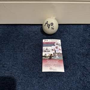 Gary Gait SIGNED GAME USED SYRACUSE LACROSSE BALL JSA COA + Steiner