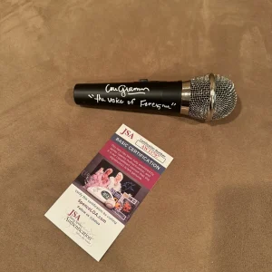 Lou Gramm of Foreigner Authentic Signed Microphone W/ The Voice Of Foreigner JSA