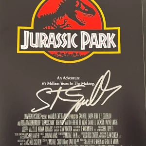 STEVEN SPIELBERG SIGNED AUTOGRAPH 11x14 PHOTO JURASSIC PARK BECKETT BAS X1