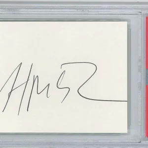 WILLIAM MCRAVEN SIGNED CUT SIGNATURE PSA DNA ENCAPSULATED BIN LADEN RAID