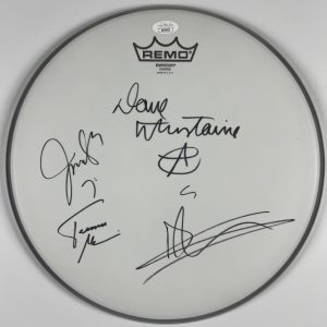 Megadeth JSA Signed Autograph Album Record Vinyl Fully Signed Drum Head