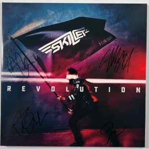 Skillet JSA Signed Autograph Record Album Vinyl Revolution
