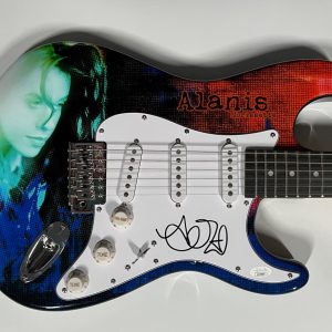 Alanis Morissette JSA Autograph Signed Guitar