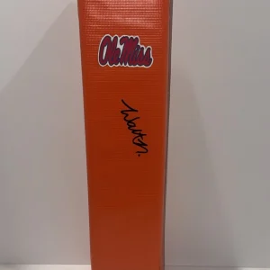 WALTER NOLEN SIGNED TOUCHDOWN PYLON OLE MISS REBELS FOOTBALL JSA COA