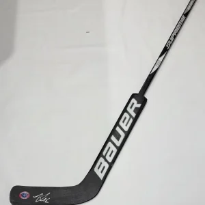 LOGAN THOMPSON SIGNED GOALIE STICK WASHINGTON CAPITALS AUTOGRAPHED
