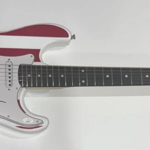 BILL CLINTON SIGNED CUSTOM USA FLAG ELECTRIC GUITAR 42ND PRESIDENT JSA LOA