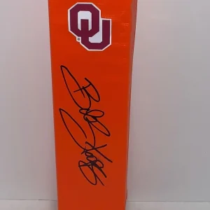 BOB STOOPS SIGNED TOUCHDOWN PYLON OKLAHOMA SOONERS JSA COA