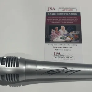 TECH N9NE SIGNED MICROPHONE RAPPER AUTOGRAPHED JSA COA