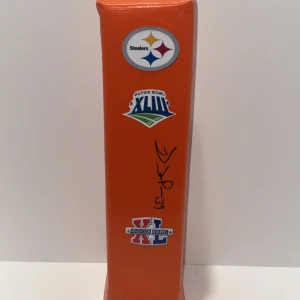 WILLIE PARKER SIGNED PITTSBURGH STEELERS TOUCHDOWN PYLON SUPER BOWL PROOF