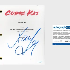 Xolo Mariduena ‘Cobra Kai’ Signed Full Episode Script Screenplay ‘Miguel’ ACOA