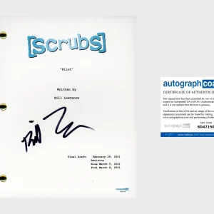 Bill Lawrence ‘Scrubs’ Creator Signed Full Pilot Episode Script ACOA TV Show
