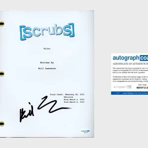 Bill Lawrence ‘Scrubs’ Creator Signed Full Pilot Episode Script ACOA TV Show