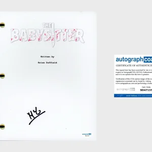 ‘McG’ Signed ‘The Babysitter’ Director Full Movie Script Joseph Nichol ACOA