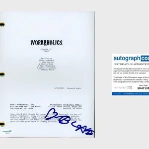 Blake Anderson ‘Workaholics’ Signed Full Pilot Episode Script ACOA