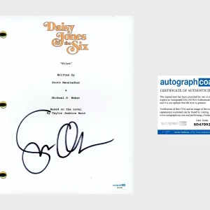 Sam Claflin ‘Daisy Jones & The Six’ Signed Full Pilot Script ‘Billy’ ACOA
