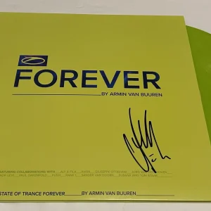 ARMIN VAN BUUREN SIGNED FOREVER VINYL RECORD JSA