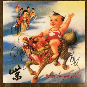 ‘Stone Temple Pilots’ Band Signed Vinyl Album ‘Purple’ +3 Members STP