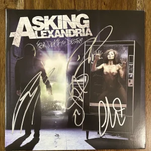 ‘Asking Alexandria’ Band Signed Vinyl Album ‘From Death To Destiny’ Worsnop