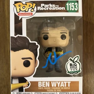 Adam Scott ‘Parks And Rec’ Signed Funko Pop ‘Ben Wyatt’ Beckett Certified