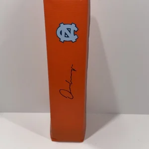 OMARION HAMPTON SIGNED TOUCHDOWN PYLON NORTH CAROLINA TAR HEELS PROOF